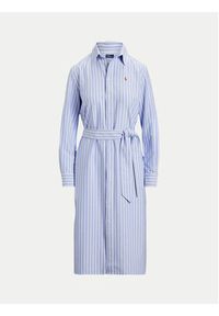 Polo Ralph Lauren Sukienka koszulowa 211959901001 Błękitny Regular Fit. Typ kołnierza: polo. Kolor: niebieski. Materiał: bawełna. Typ sukienki: koszulowe #3