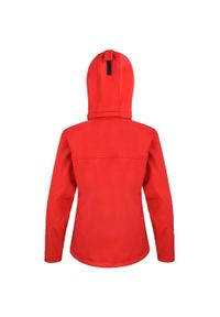 RESULT - Damska Kurtka Softshell Z Kapturem Core Damska Lite. Typ kołnierza: kaptur. Kolor: czerwony, wielokolorowy, czarny. Materiał: softshell