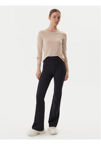 EA7 Emporio Armani Bluzka 7W000522 AF10373 U1046 Beżowy Regular Fit. Kolor: beżowy. Materiał: bawełna