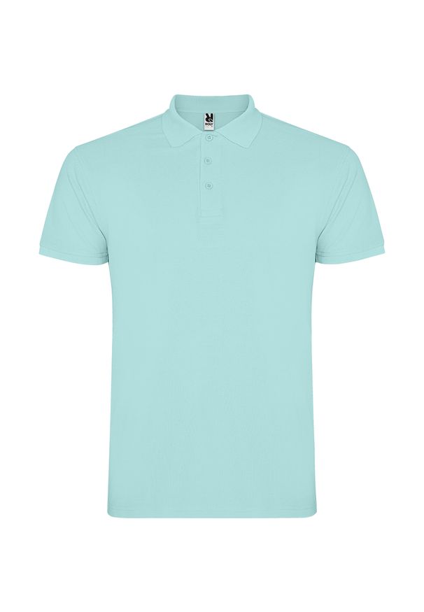 ROLY - Męska Koszulka Polo Star. Typ kołnierza: polo. Kolor: zielony