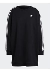 Adidas - adidas Sukienka dzianinowa adicolor HM4688 Czarny Relaxed Fit. Kolor: czarny. Materiał: bawełna, dzianina #4