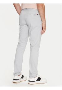 BOSS - Boss Chinosy Chino_Slim 50510933 Szary Slim Fit. Kolor: szary. Materiał: bawełna