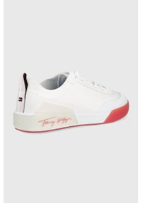 TOMMY HILFIGER - Tommy Hilfiger tenisówki kolor biały. Nosek buta: okrągły. Kolor: biały #2