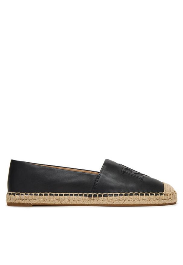 Lauren Ralph Lauren - LAUREN RALPH LAUREN Espadryle Cameryn 802P04415001 Czarny. Kolor: czarny. Materiał: skóra