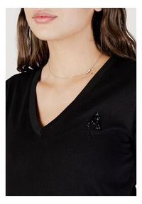 Armani Exchange T-Shirt XW002330 AF10356 UC001 Czarny Regular Fit. Kolor: czarny. Materiał: bawełna #3