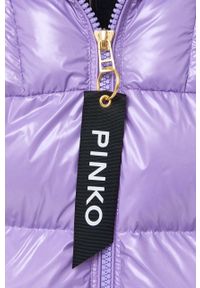 Pinko kurtka damska kolor fioletowy zimowa. Kolor: fioletowy. Materiał: syntetyk. Sezon: zima #2
