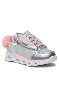 Sneakersy Sprandi. Kolor: srebrny