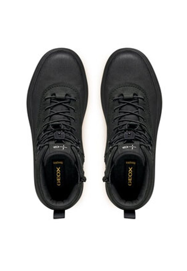 Geox Trekkingi U Granito + Grip B A U56FZD 04550 C9999 Czarny. Kolor: czarny. Materiał: skóra. Sport: turystyka piesza