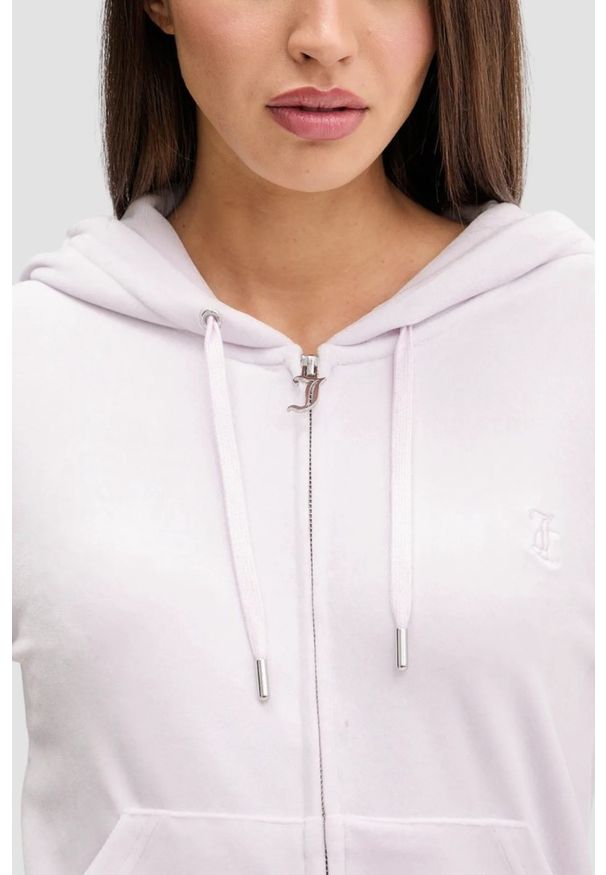 Juicy Couture - JUICY COUTURE Różowa bluza damska Robertson, Rozmiar M. Okazja: na co dzień. Kolor: różowy. Materiał: materiał. Styl: casual, klasyczny