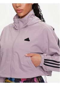 Adidas - adidas Kurtka przejściowa Future Icons 3-Stripes IP1573 Fioletowy Loose Fit. Kolor: fioletowy. Materiał: syntetyk #2