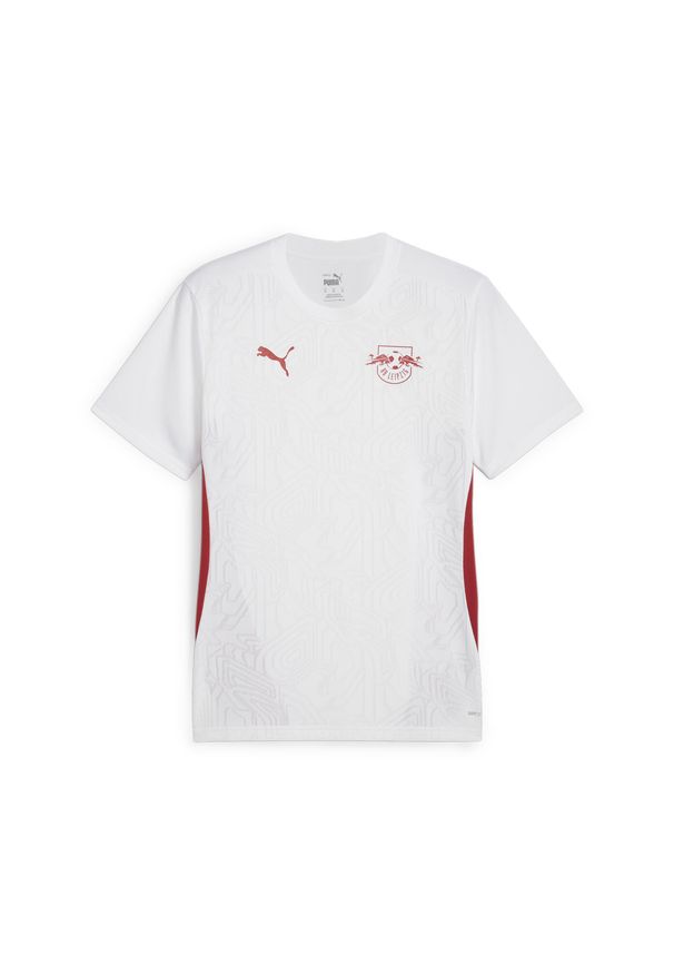 Puma - Męska koszulka treningowa RB Leipzig PUMA White Club Red. Kolor: czerwony, wielokolorowy, biały