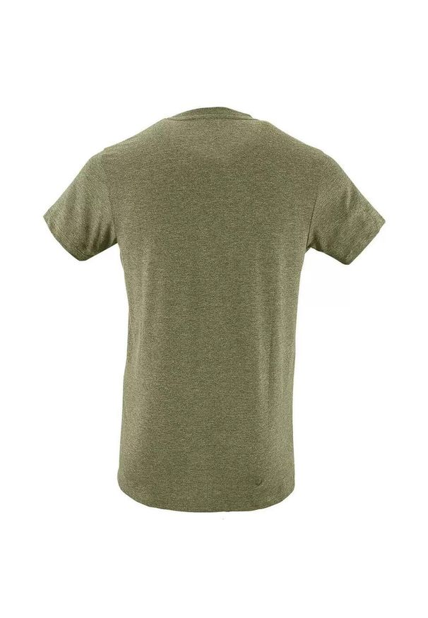 SOL'S - Męska Koszulka Regent Polycotton Slim T-shirt. Kolor: zielony. Sport: turystyka piesza