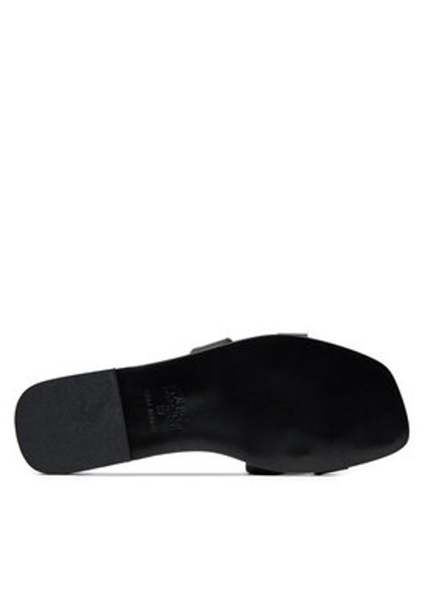 Karl Lagerfeld - KARL LAGERFELD Klapki KL85408 Czarny. Kolor: czarny. Materiał: skóra