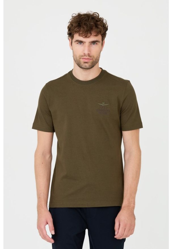 Aeronautica Militare - AERONAUTICA MILITARE Zielony t-shirt. Kolor: zielony