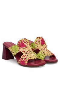 Hispanitas Klapki HV264801 C001 Żółty. Kolor: żółty. Materiał: materiał #3