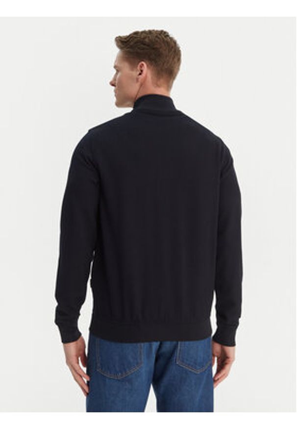 Bugatti Kardigan 8750-15175E Granatowy Regular Fit. Kolor: niebieski. Materiał: wiskoza