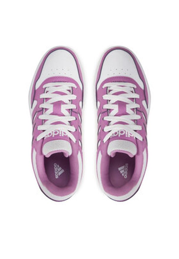 Adidas - adidas Sneakersy Hoops 3.0 IH0174 Fioletowy. Kolor: fioletowy. Materiał: skóra