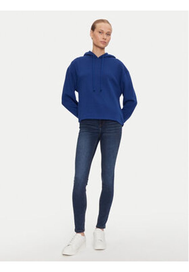 Pieces Bluza Chilli 17113437 Niebieski Regular Fit. Kolor: niebieski. Materiał: syntetyk