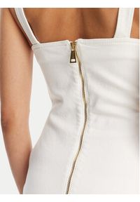 Versace Jeans Couture Sukienka jeansowa 78HAO951 Biały Slim Fit. Kolor: biały. Materiał: bawełna #4