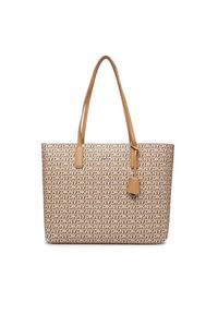 DKNY Torebka Saige Ew Tz Tote R52A5I42 Beżowy. Kolor: beżowy. Materiał: skórzane #5