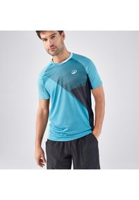 KUIKMA - Koszulka do padla z krótkim rękawem męska Kuikma 900. Kolor: czarny, niebieski, wielokolorowy. Materiał: poliester, materiał, elastan. Długość rękawa: krótki rękaw. Długość: krótkie #1