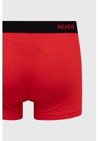 Hugo - HUGO bokserki 3-pack męskie kolor czerwony. Kolor: czerwony #7
