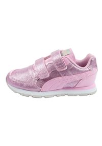 Buty Puma Vista Glitz Jr 369721 11 różowe. Zapięcie: rzepy. Kolor: różowy. Materiał: materiał. Szerokość cholewki: normalna #1