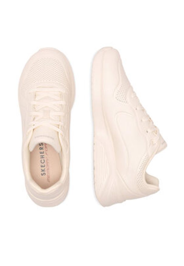 skechers - Skechers Sneakersy UNO LIGHT 8750063 BGE Beżowy. Kolor: beżowy. Materiał: syntetyk