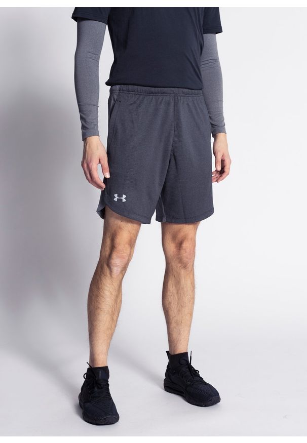Spodenki treningowe szare Under Armour Knit Training Shorts. Kolor: szary. Styl: sportowy