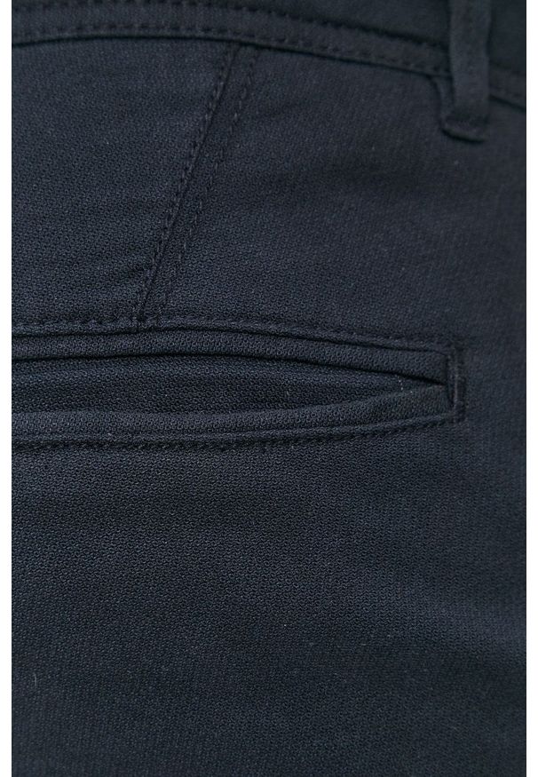 Selected Szorty męskie kolor granatowy. Okazja: na co dzień. Kolor: niebieski. Materiał: bawełna. Styl: casual