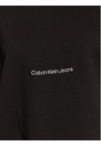 Calvin Klein Jeans T-Shirt J20J220768 Czarny Boyfriend Fit. Kolor: czarny. Materiał: bawełna