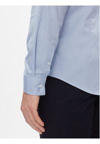 Calvin Klein Koszula K10K112305 Błękitny Slim Fit. Kolor: niebieski. Materiał: bawełna
