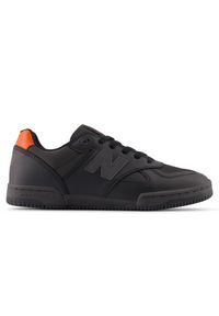 Buty unisex New Balance Numeric NM600TOO – czarne. Kolor: czarny. Materiał: zamsz, materiał, guma. Szerokość cholewki: normalna. Sport: bieganie, fitness, skateboard #1