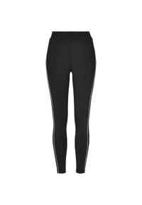 Spodnie damskie Urban Classics waist odblaskowe. Kolor: czarny. Długość: długie #1