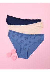 Sinsay - Majtki 3 pack - wielobarwny