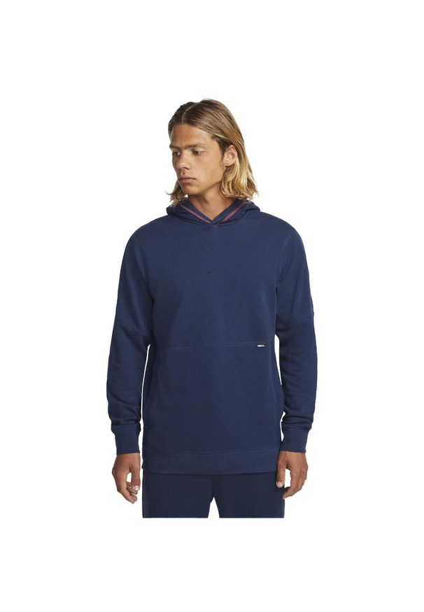 Nike - Męska Bluza Z Polaru. Kolor: niebieski. Materiał: polar