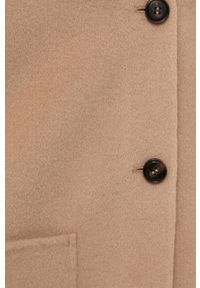 MAX&Co. kurtka koszulowa kolor brązowy przejściowa oversize. Kolor: brązowy #6