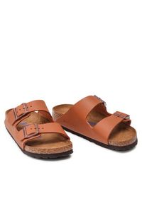 Birkenstock Klapki Arizona Bs 1019119 Brązowy. Kolor: brązowy. Materiał: skóra