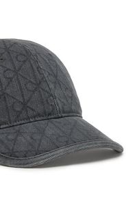 Calvin Klein Czapka z daszkiem Denim Emblem Burnout LV04F5042G Szary. Kolor: szary. Materiał: bawełna #2