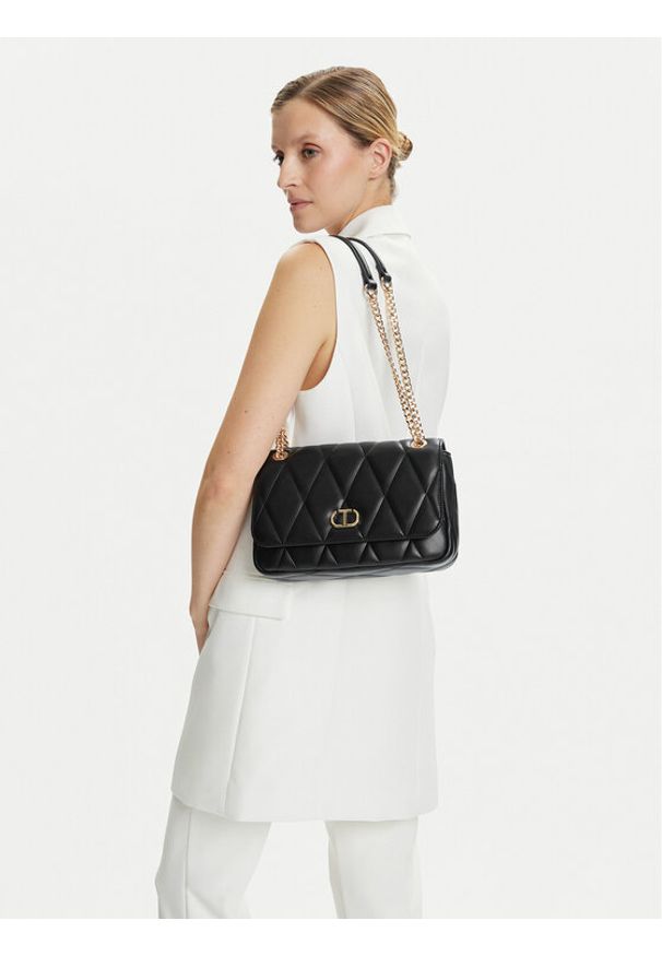 TwinSet - TWINSET Torebka 252TB7053 Czarny. Kolor: czarny. Materiał: skórzane