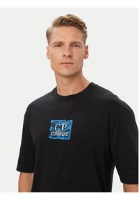 C.P. Company T-Shirt 21CMTS180A110579W Czarny Comfort Fit. Kolor: czarny. Materiał: bawełna #2