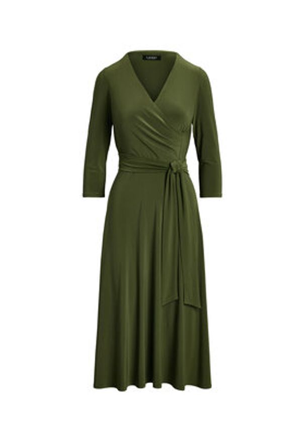 Lauren Ralph Lauren - LAUREN RALPH LAUREN Sukienka codzienna 250769904042 Khaki Regular Fit. Okazja: na co dzień. Kolor: brązowy. Materiał: syntetyk. Typ sukienki: proste. Styl: casual