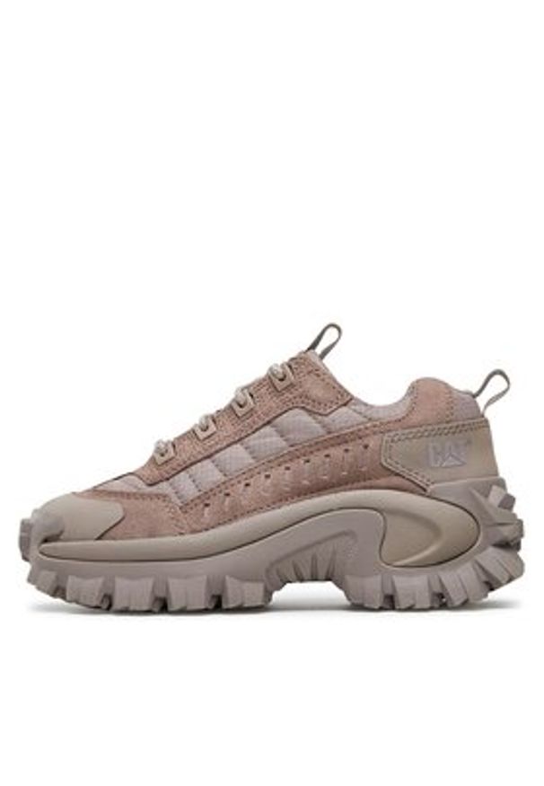 CATerpillar Sneakersy Intruder P111393 Brązowy. Kolor: brązowy. Materiał: skóra