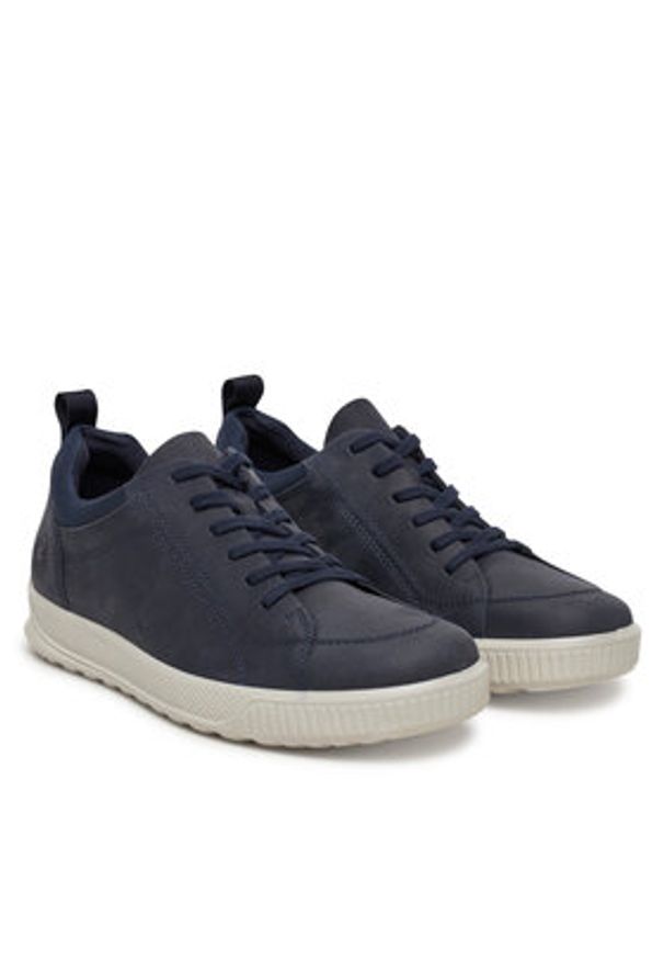 ecco - ECCO Sneakersy Byway 50166402038 Granatowy. Kolor: niebieski. Materiał: skóra