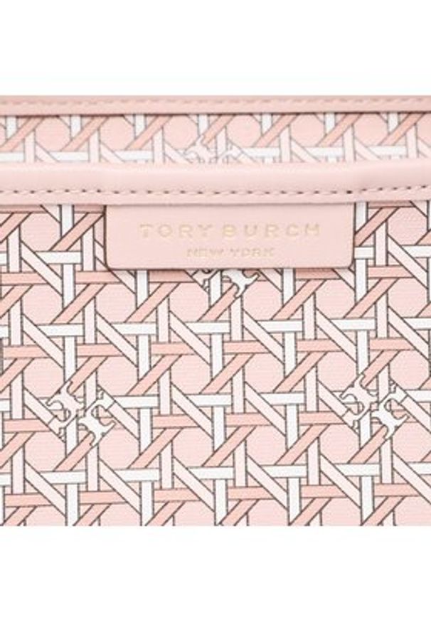 Tory Burch Torebka Basketweave Tote 145634 Różowy. Kolor: różowy. Materiał: skórzane