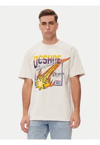 DC Shoes T-Shirt Showtime Starz Hss ADYZT05344 Biały Regular Fit. Kolor: biały. Materiał: bawełna