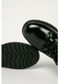 Levi's® - Levi's - Botki dziecięce. Okazja: na spotkanie biznesowe. Nosek buta: okrągły. Zapięcie: sznurówki. Kolor: czarny. Materiał: guma. Styl: biznesowy #3