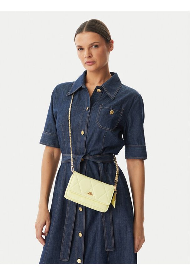 Aldo Torebka Fititall 14009802 Żółty. Kolor: żółty. Materiał: skórzane