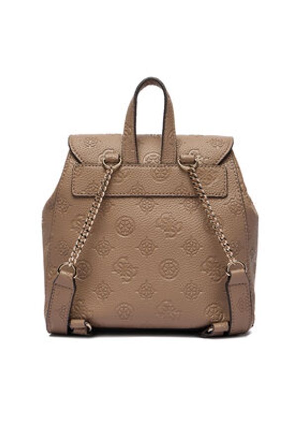 Guess Plecak 178551 Beżowy. Kolor: beżowy. Materiał: skóra
