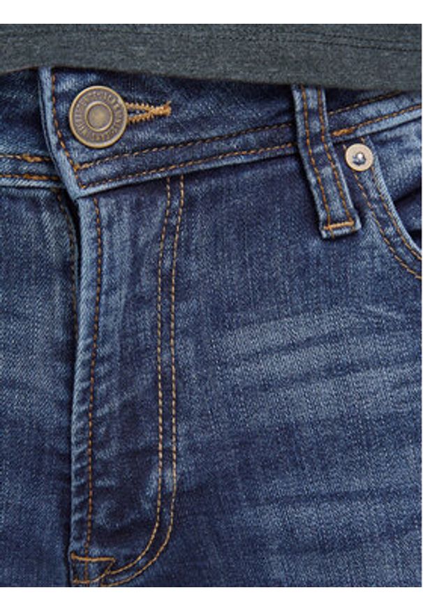 Jack & Jones - Jack&Jones Jeansy Liam 12166854 Granatowy Skinny Fit. Kolor: niebieski